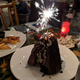 VOLCAAAAAANO. (Pay no attention to the annihilated Taste of the Islands platter.)